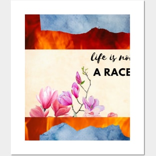 Life is not a race Posters and Art